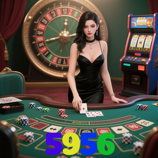 5956